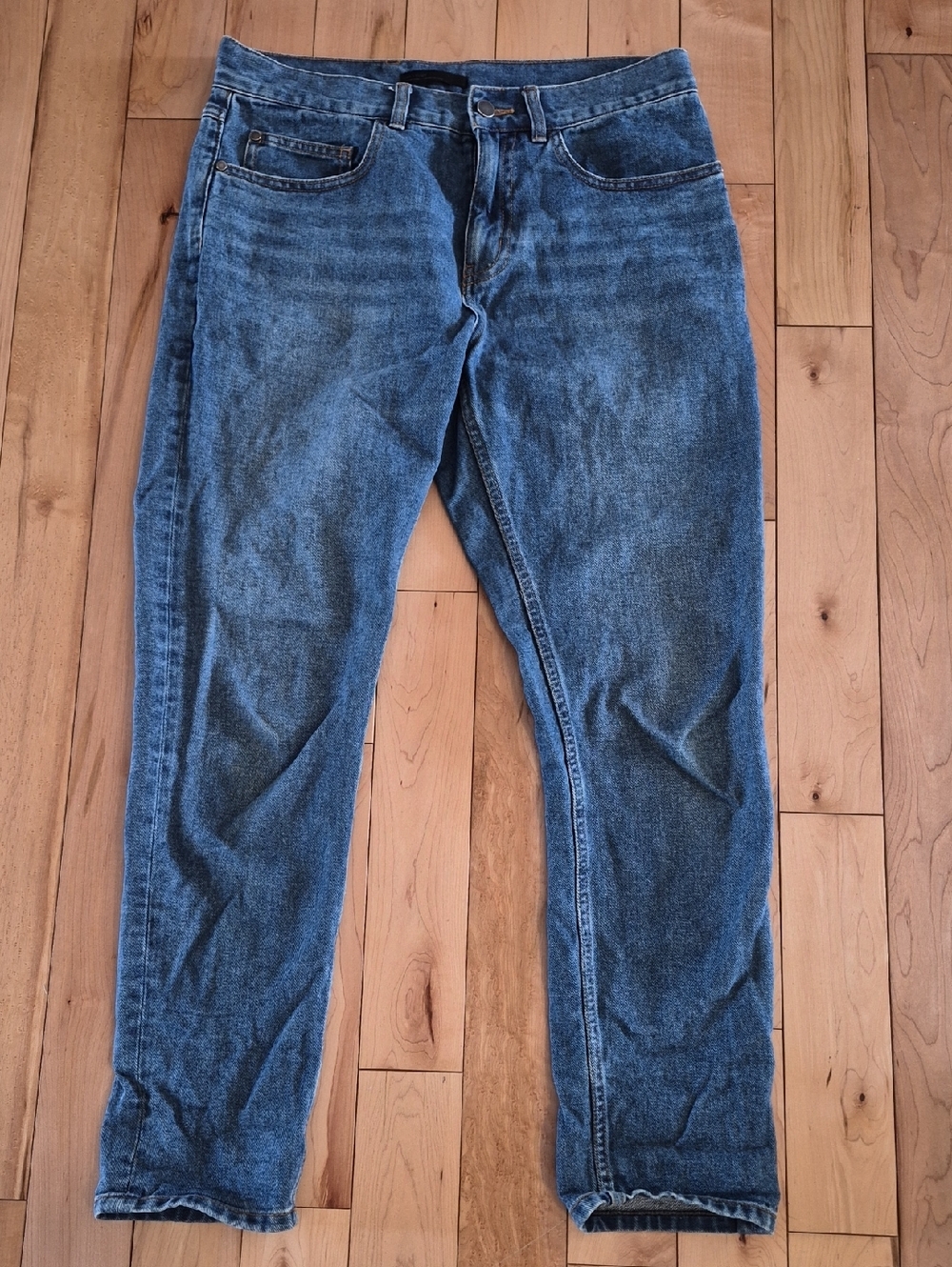 OAK + FORT Women's Size 31 Blue Straight Jeans